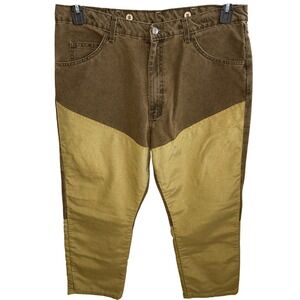 ProGear by Wrangler Men's Brown Canvas Work Pants 38x30 Vintage Gorpcore Utility